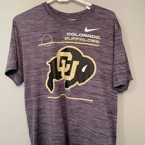 University of Colorado CU buffs Nike dri-fit T-shirt